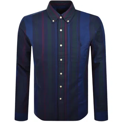Ralph Lauren Stripe Long Sleeve Shirt Blue