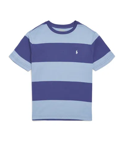 RALPH LAUREN STRIPE POLO PONY T-SHIRT