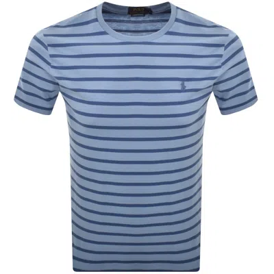 Ralph Lauren Stripe T Shirt Blue