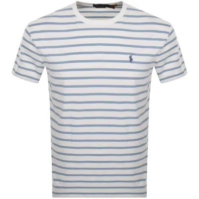 Ralph Lauren Stripe T Shirt Off White