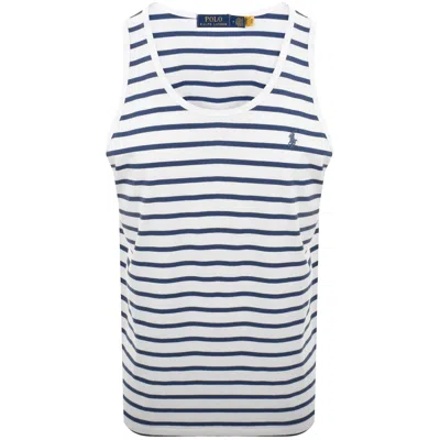 Ralph Lauren Stripe Vest White