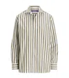 Ralph Lauren Striped Capri Shirt In Black