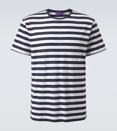 Ralph Lauren Striped Cotton Jersey T-shirt In Multi