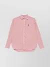 Ralph Lauren Striped Cotton Shirt Buttoned Cuffs In Pink