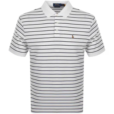 Ralph Lauren Striped Polo T Shirt White