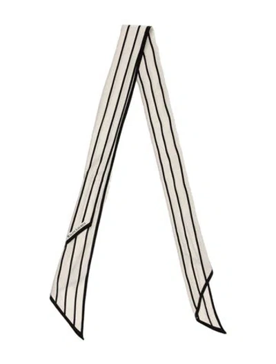 Pre-owned Ralph Lauren Striped Scarf In Neutrals