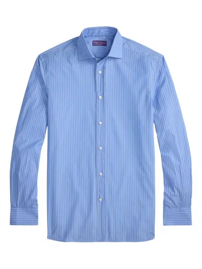 Ralph Lauren Striped Shirt In Blue