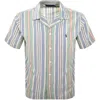 Ralph Lauren Striped Short Sleeve Shirt In Multi