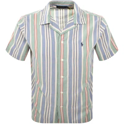 Ralph Lauren Striped Short Sleeve Shirt In Multi
