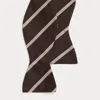 Ralph Lauren Striped Silk Bow Tie In Multi