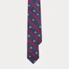 Polo Ralph Lauren Striped Silk Repp Narrow Club Tie In Navy