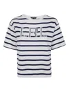 Ralph Lauren Striped T-shirt In White