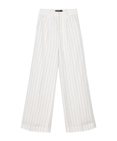 Polo Ralph Lauren Striped Trousers In White