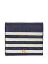 Ralph Lauren Striped Wallet In Multi