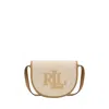 Ralph Lauren Structured Brown Crossbody Bag In Multi