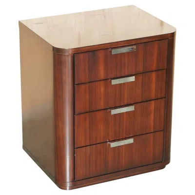 Pre-owned Ralph Lauren Stunning  Metropolis Chest Of Drawers Built In Power In Brown