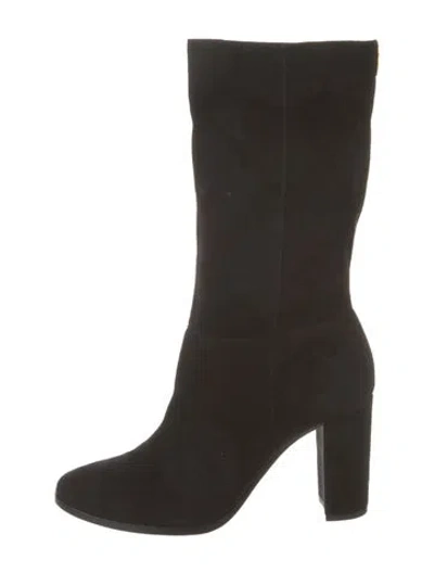 Pre-owned Ralph Lauren Suede Boots In Black
