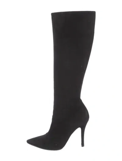 Pre-owned Ralph Lauren Suede Boots In Black
