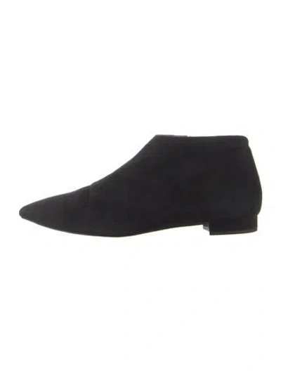 Pre-owned Ralph Lauren Suede Boots In Black