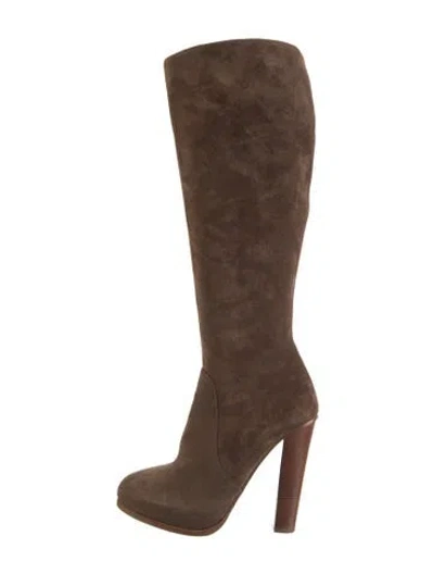 Pre-owned Ralph Lauren Suede Boots In Brown