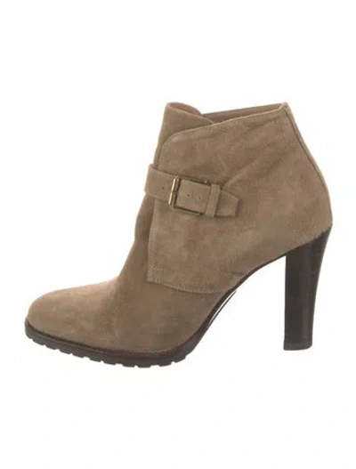 Pre-owned Ralph Lauren Suede Boots In Green