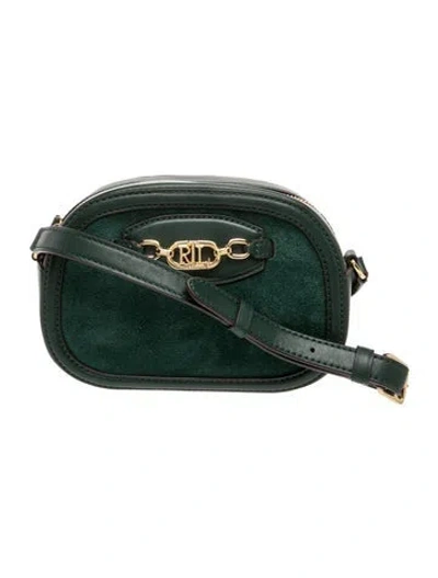 Pre-owned Ralph Lauren Suede Crossbody Bag In Green