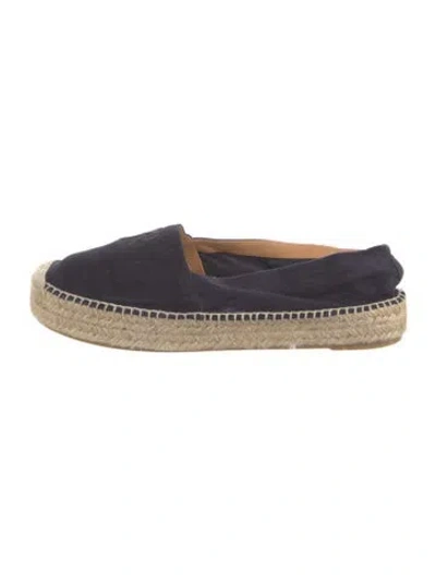 Pre-owned Ralph Lauren Suede Espadrilles In Blue