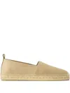 Ralph Lauren Suede Collins Espadrilles In Brown