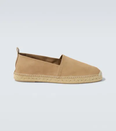 Ralph Lauren Suede Espadrilles In Neutral