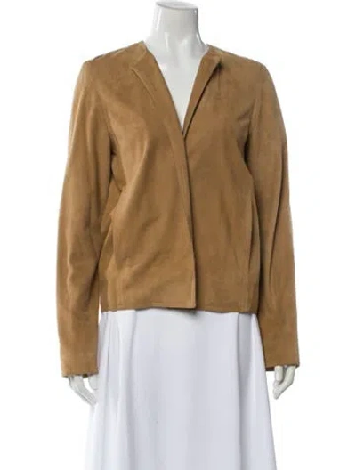 Pre-owned Ralph Lauren Suede Evening Jacket In Brown