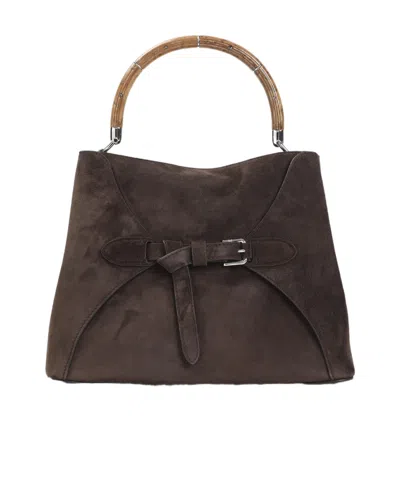 RALPH LAUREN SUEDE HANDBAG