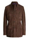 Ralph Lauren Suede Military Jacket