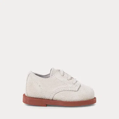 Ralph Lauren Babies' Suede Morgan Oxford In White In Multi