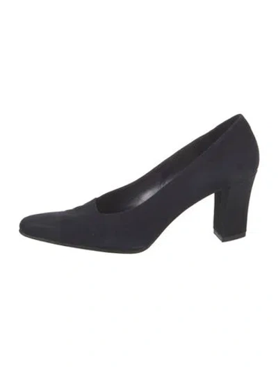 Pre-owned Ralph Lauren Suede Pumps In Blue