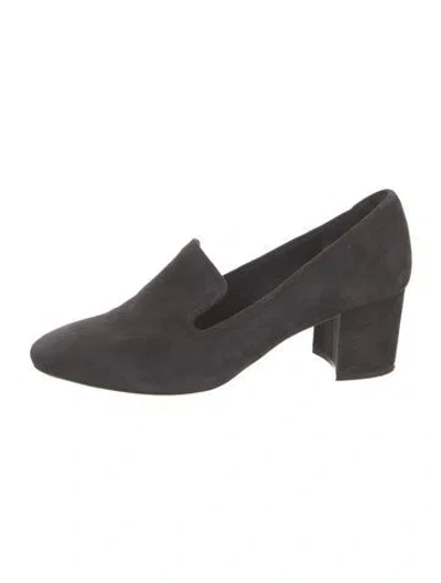 Pre-owned Ralph Lauren Suede Pumps In Gray