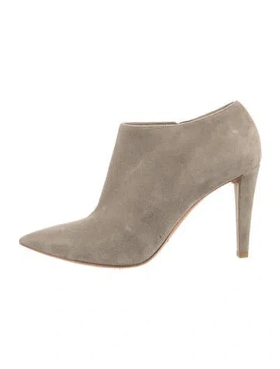 Pre-owned Ralph Lauren Suede Pumps In Grey