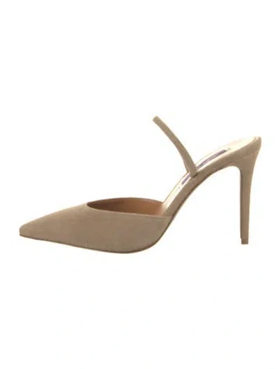Pre-owned Ralph Lauren Suede Pumps In Neutrals