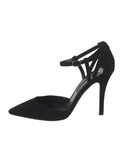 Pre-owned Ralph Lauren Suede Sandals In Black