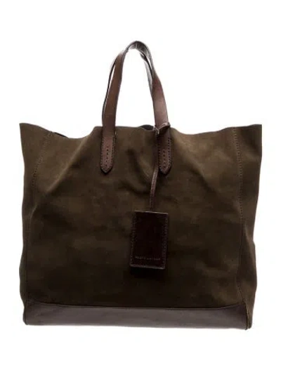 Pre-owned Ralph Lauren Suede Tote In Brown