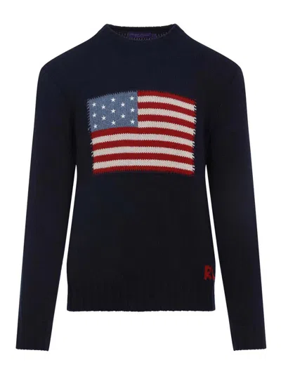 RALPH LAUREN SUÉTER CUELLO REDONDO - AZUL OSCURO