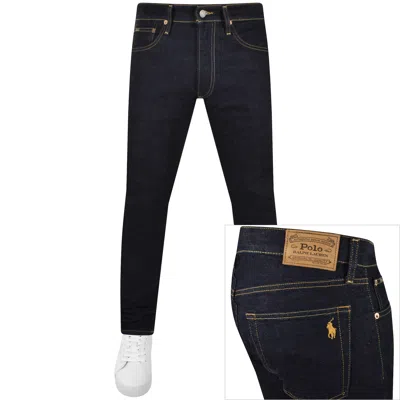 Ralph Lauren Sullivan Slim Fit Jeans Dark Wash In Navy