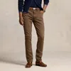 Polo Ralph Lauren Sullivan Slim Knitlike Chino Pant In Dark Brown