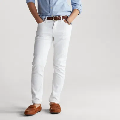 Polo Ralph Lauren Kids' Sullivan Slim Stretch Jean In White