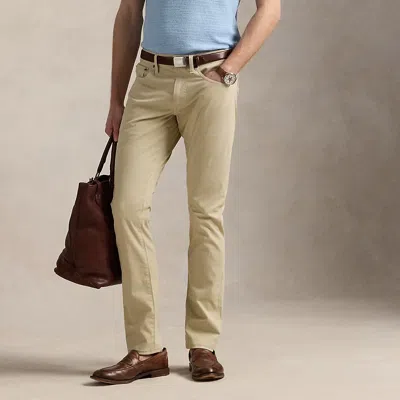 Ralph Lauren Sullivan Slim Stretch Twill Pant In Brown