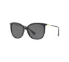Ralph Lauren Sunglasses, Ra5248 56 In Black,dark Grey Polar