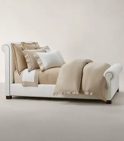 Ralph Lauren Supima Cotton Sateen Langdon Double Duvet Cover In Neutral