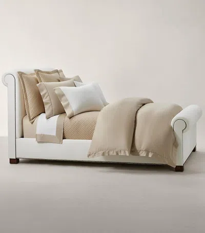 Ralph Lauren Supima Cotton Sateen Langdon King Pillowcase Pair In Neutral