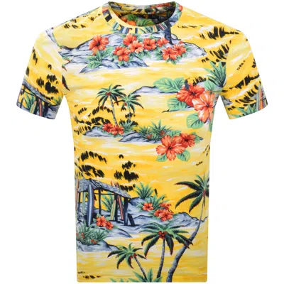 Ralph Lauren Surf Shack Scenic T Shirt Yellow
