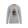 Ralph Lauren Bear Graphic Knitwear Ribbed Finish