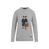 Ralph Lauren Bear Graphic Knitwear Ribbed Finish